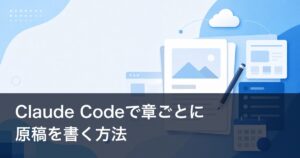 Claude Codeで章ごとに原稿を書く方法