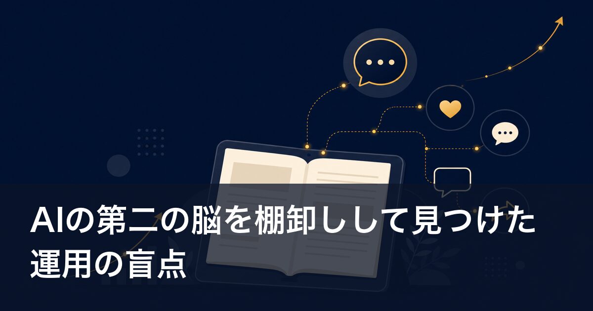 AIの第二の脳を棚卸しして見つけた運用の盲点