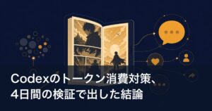 Codexのトークン消費対策、4日間の検証で出した結論