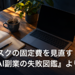 AIサブスクの固定費を見直す棚卸しの手順｜新刊『AI副業の失敗図鑑』より